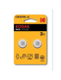 Pila Botón Litio Max 2016 (BL-2) 30417663 [LOTE DE 30 Unidades] KODAK