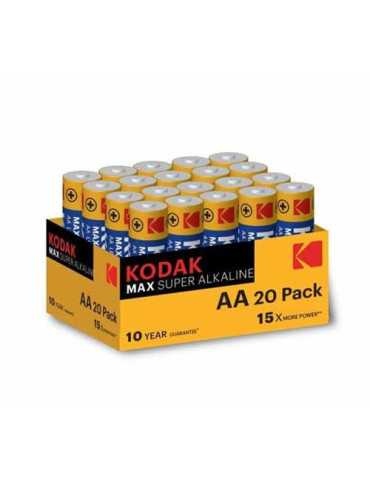 Pila Alcalina Max LR6 (Aa) Pack 20U [LOTE DE 6 Unidades] KODAK