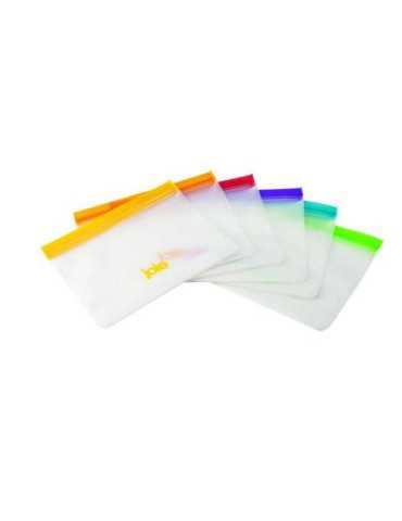 Set 6 Bolsas Reutilizables 1,4L 29163 [LOTE DE 4 Unidades] KOOK TIME