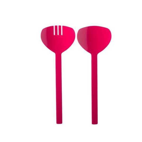 Set 2 Piezas Servir Ensalada Conix Rub. red [LOTE DE 6 Unidades] KOOK TIME