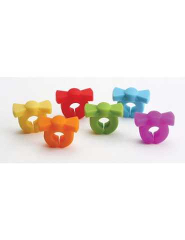 Marcador de Copas 49601 (6 Piezas) [LOTE DE 8 Unidades] KOOK TIME