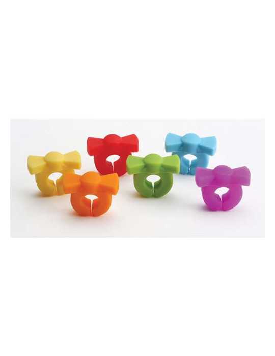 Marcador de Copas 49601 (6 Piezas) [LOTE DE 8 Unidades] KOOK TIME