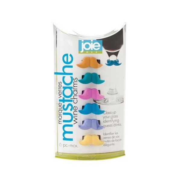 Identificador Copas Moustache 49802 [LOTE DE 6 Unidades] KOOK TIME