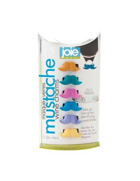 Identificador Copas Moustache 49802 [LOTE DE 6 Unidades] KOOK TIME