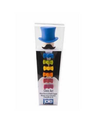 Tapón Vino+marcador Copas 49733 (7 Piezas) [LOTE DE 6 Unidades] KOOK TIME