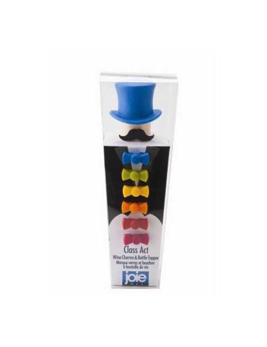 Tapón Vino+marcador Copas 49733 (7 Piezas) [LOTE DE 6 Unidades] KOOK TIME