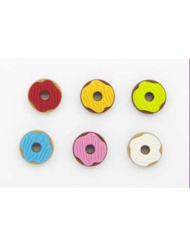 Marcador de Copas Donuts F051173 (6 Piezas) [LOTE DE 6 Unidades] KOOK TIME