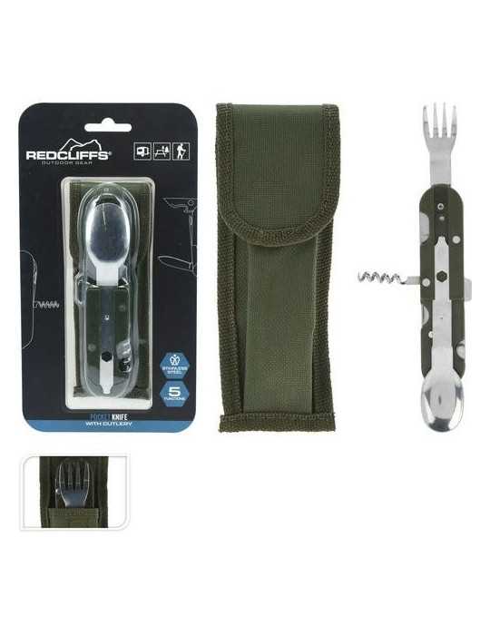 Navaja 5 Funciones con Cubiertos 11CM [LOTE DE 4 Unidades] KOOPMAN