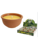 Vela Tarro Terracota Citronela 13CM CC5000050 [LOTE DE 10 Unidades] KOOPMAN