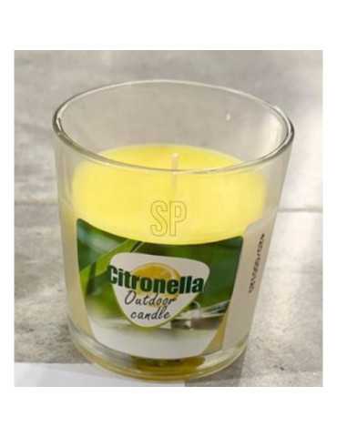 Vela Citronela en Vaso 8CM A87300120 [LOTE DE 16 Unidades] KOOPMAN