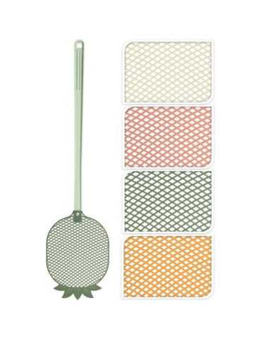 Matamoscas 57CM Piña 4 Colores Surtidos [LOTE DE 34 Unidades] KOOPMAN