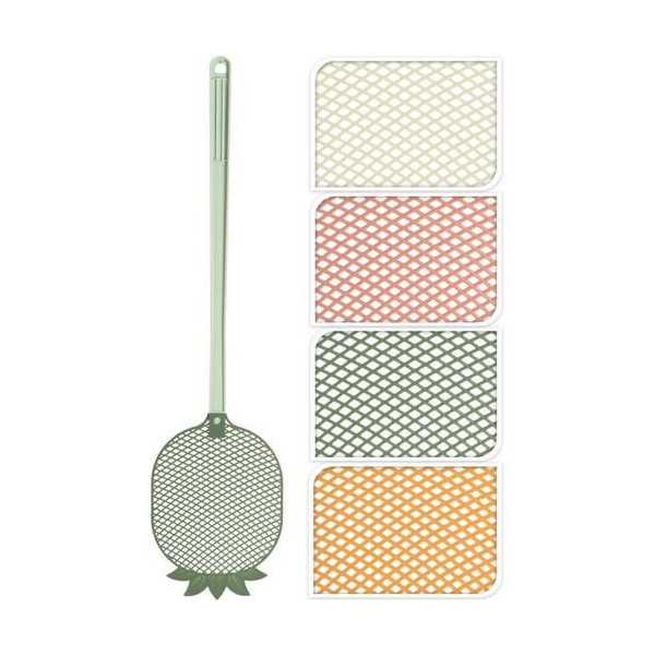 Matamoscas 57CM Piña 4 Colores Surtidos [LOTE DE 34 Unidades] KOOPMAN