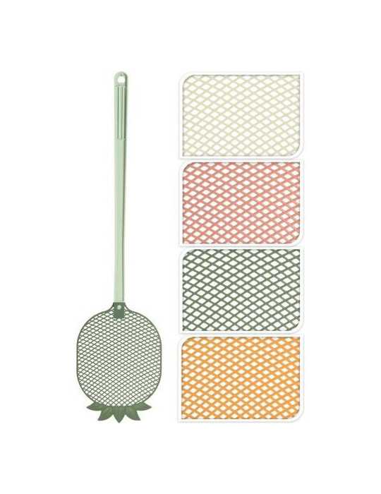 Matamoscas 57CM Piña 4 Colores Surtidos [LOTE DE 34 Unidades] KOOPMAN