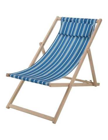 Silla Plegable Madera de Haya con Tejido Estampado KOOPMAN