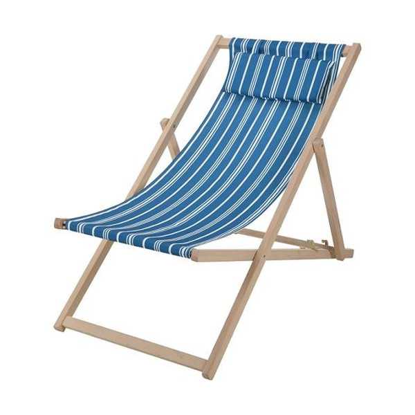 Silla Plegable Madera de Haya con Tejido Estampado KOOPMAN