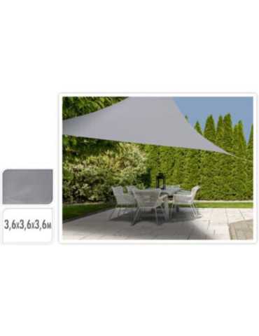 Lona Tringular Poliéster Gris 360X360M C46400400 [LOTE DE 2 Unidades] KOOPMAN