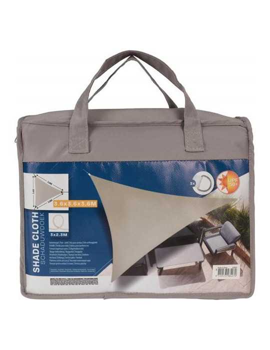 Toldo Sombreador 3.6X3.6X3.6M Arena C46400610 [LOTE DE 2 Unidades] KOOPMAN