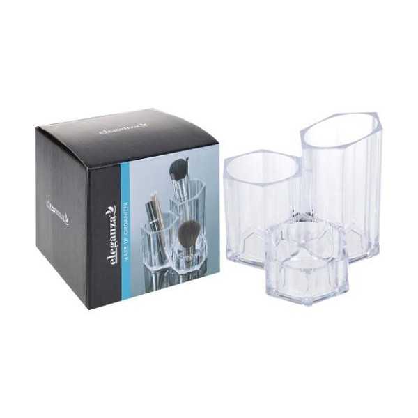 Set 3 Organizadores Maquillaje 159800070 [LOTE DE 6 Unidades] KOOPMAN