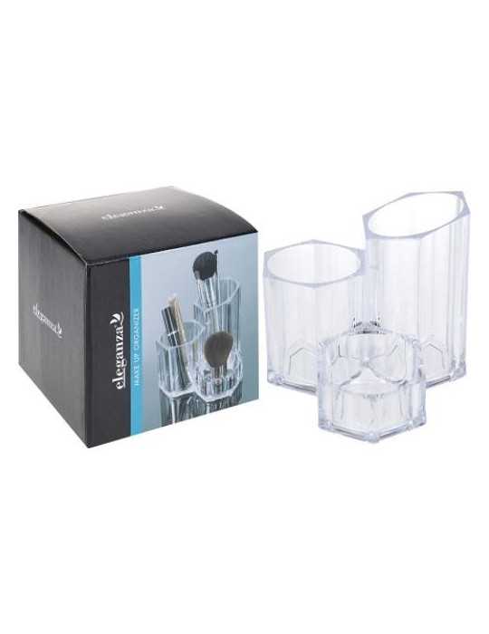 Set 3 Organizadores Maquillaje 159800070 [LOTE DE 6 Unidades] KOOPMAN
