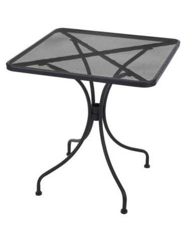 Mesa Jardín Gris Aluminio 70X70CM X81000050 KOOPMAN