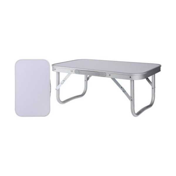 Mesa Plegable Camping Blanca 56X34X24CM [LOTE DE 2 Unidades] KOOPMAN