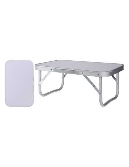 Mesa Plegable Camping Blanca 56X34X24CM [LOTE DE 2 Unidades] KOOPMAN