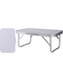 Mesa Plegable Camping Blanca 56X34X24CM [LOTE DE 2 Unidades] KOOPMAN