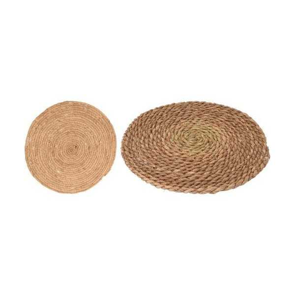 Mantel Individual Redondo Yute 38CM [LOTE DE 12 Unidades] KOOPMAN