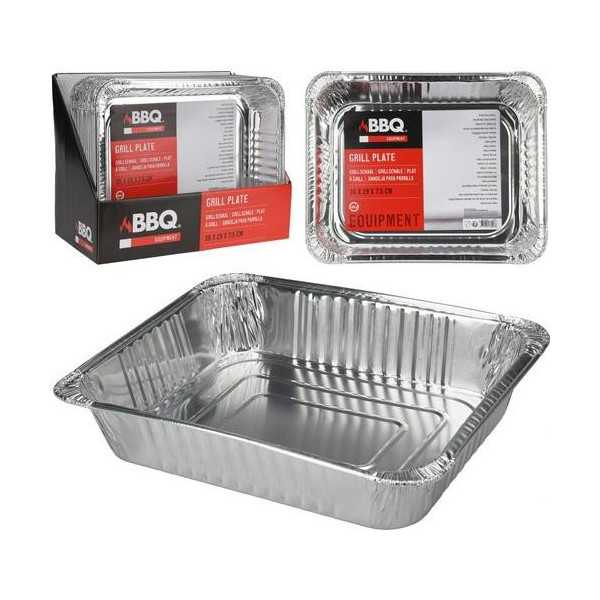 Fuente Horno Aluminio Rectangular 36X29X8CM [LOTE DE 18 Unidades] KOOPMAN
