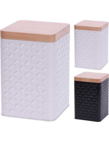 Bote Chapa Cuadrado 10X10 cm Surtido 679510310 [LOTE DE 10 Unidades] KOOPMAN