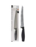 Cuchillo Pan Inoxidable 33CM Mango Negro C80621740 [LOTE DE 8 Unidades] KOOPMAN