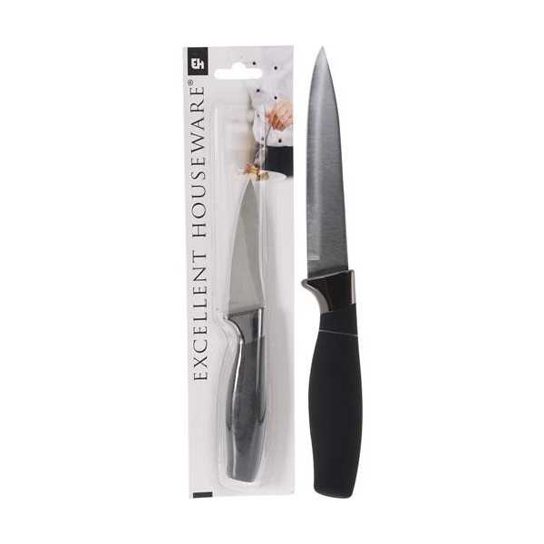 Cuchillo Cocina Inoxidable 33CM Mango Negro C80621750 [LOTE DE 8 Unidades] KOOPMAN