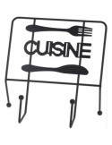 Atril Cocina Metal Negro C80620920 [LOTE DE 8 Unidades] KOOPMAN