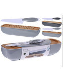 Panera Bambú 40CM con Cuchillo 101000510 [LOTE DE 4 Unidades] KOOPMAN