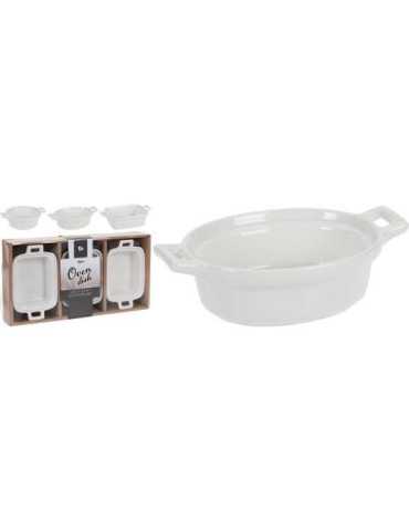 Set 3 Fuentes Porcelana 798000090 [LOTE DE 6 Unidades] KOOPMAN