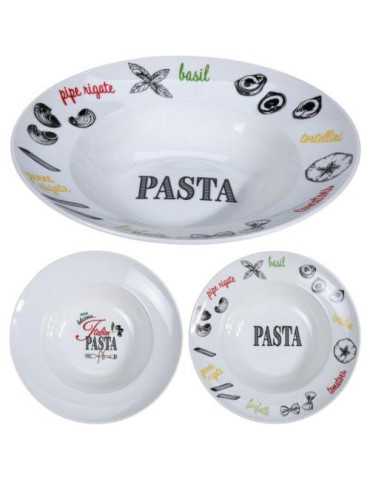 Plato Pasta Porcelana 27CM [LOTE DE 6 Unidades] KOOPMAN