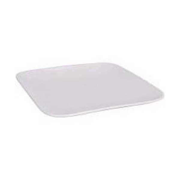 Plato Cuadrado Porcelana Blanco 21CM Q81000060 [LOTE DE 8 Unidades] KOOPMAN
