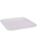 Plato Cuadrado Porcelana Blanco 21CM Q81000060 [LOTE DE 8 Unidades] KOOPMAN