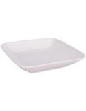 Plato Cuadrado Hondo Porcelana Blanco 21CM [LOTE DE 6 Unidades] KOOPMAN