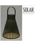 Farol Solar Jardín Negro 24CM CX2100740 [LOTE DE 6 Unidades] KOOPMAN
