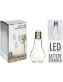 Lámpara LED Bombillo 9X19CM Transparente HZ1004940 [LOTE DE 6 Unidades] KOOPMAN
