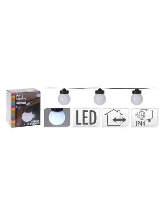 Gurinalada 10 Bolas, 4 LED Blancos C46990620 [LOTE DE 2 Unidades] KOOPMAN
