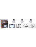 Gurinalada 10 Bolas, 4 LED Blancos C46990620 [LOTE DE 2 Unidades] KOOPMAN