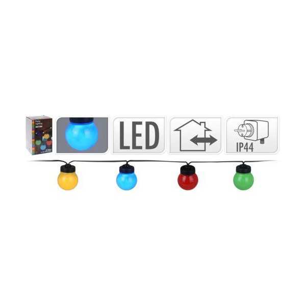 Guirnalda 20 LED Fiesta Multicolor C46990650 [LOTE DE 2 Unidades] KOOPMAN