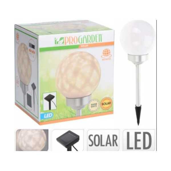 Pincho Solar Bola 15CM [LOTE DE 4 Unidades] KOOPMAN