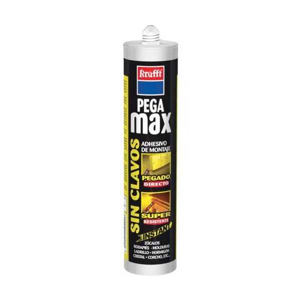 Adhesivo Montaje Pegamax sin Clavos 445 gr 50292 [LOTE DE 6 Unidades] KRAFFT