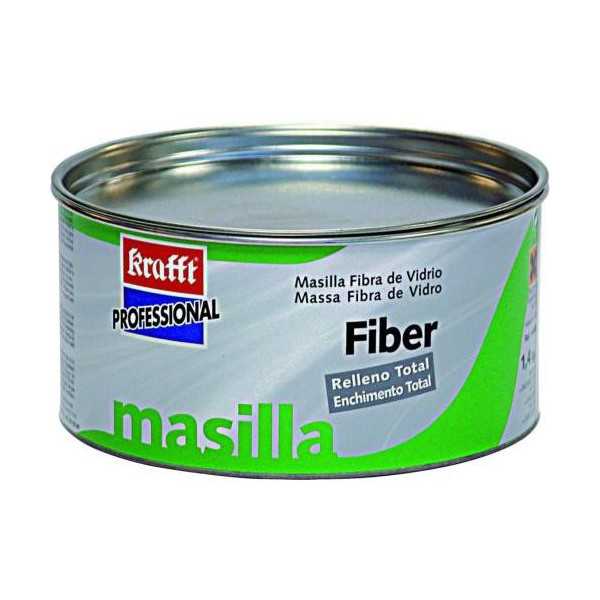 Masilla Fibra 1.4 KG. 14465 [LOTE DE 2 Unidades] KRAFFT