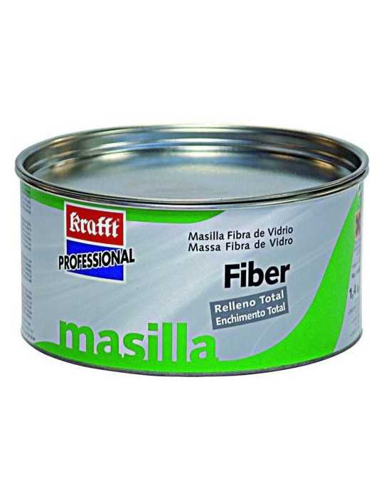 Masilla Fibra 1.4 KG. 14465 [LOTE DE 2 Unidades] KRAFFT