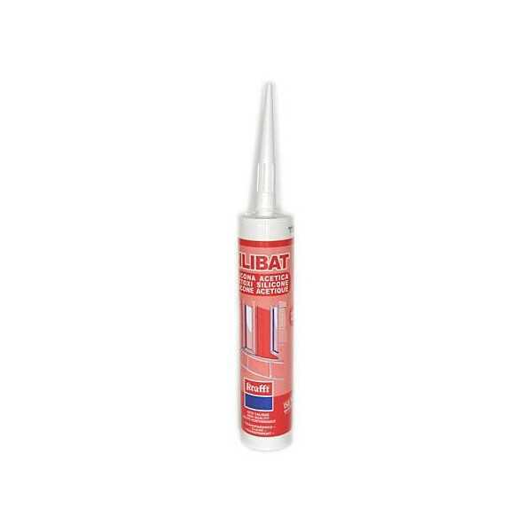 Silicona Cartucho 280 ml Blancas 54823 [LOTE DE 8 Unidades] KRAFFT