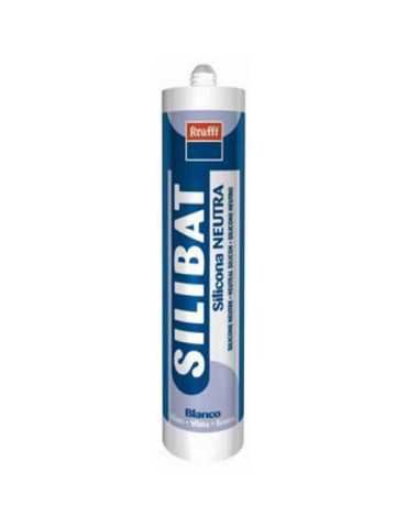 Silicona Neutra 300 ml Blanca Silibat [LOTE DE 6 Unidades] KRAFFT
